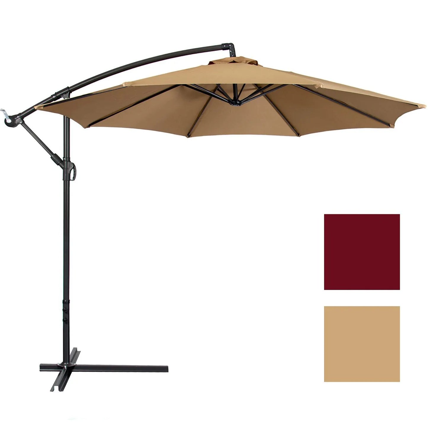 2/2,7/3m vrtni kišobran za kišobran vodootporan nadstrešnica za plažu vanjski vrt UV zaštita parasol sunčanica za zamjenu kišobrana