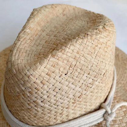2023 כובע קש חדש של נשים רחבות רחבות שופעות די די מעוותות פנמה ארוג