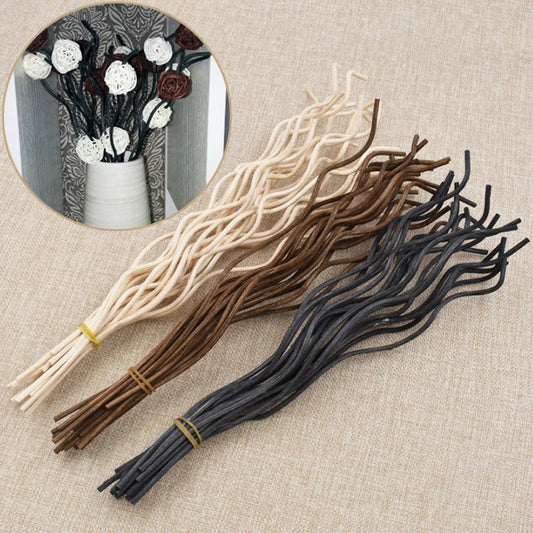 5/20pcs Aromaterapi Diffuser Sticks Vine Aroma Volatile Leaf Shaped Natural Reed Fragrance Aroma Oil Diffuser DIY Homeindretning