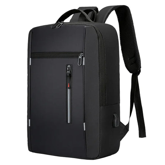Wasserdichte Business -Rucksack Männer USB School Rucksäcke 15,6 Zoll Laptop Rucksack große Kapazitätsbeutel für Männer Ruck Packtaschen