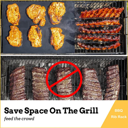 Raft raft bbq jo-shkop qëndroni në steak Barbecue racks rafte çeliku inox viçi mishi i viçit të viçit të zi për duhanpirësin e gazit BBQ Tools BBQ