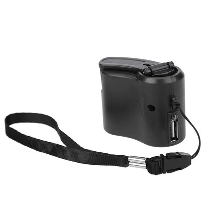 Portabil 1 bucăți USB Telefon încărcător de urgență Camping drumeție EDC Sport în aer liber Sport Mâna Crank Charger Charger Camping