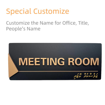 Signaire de la plaque de porte moderne en acrylique Personnalisez le numéro de famille Nom de famille Lettre d'adresse pour le bureau à domicile APPARTEMENT Hôtel