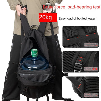 New Oxford Casual Men's Outdoor Travel Luggage Backpack Large Capacity Mountaineering Backpack Motorcycle School Bag For Men