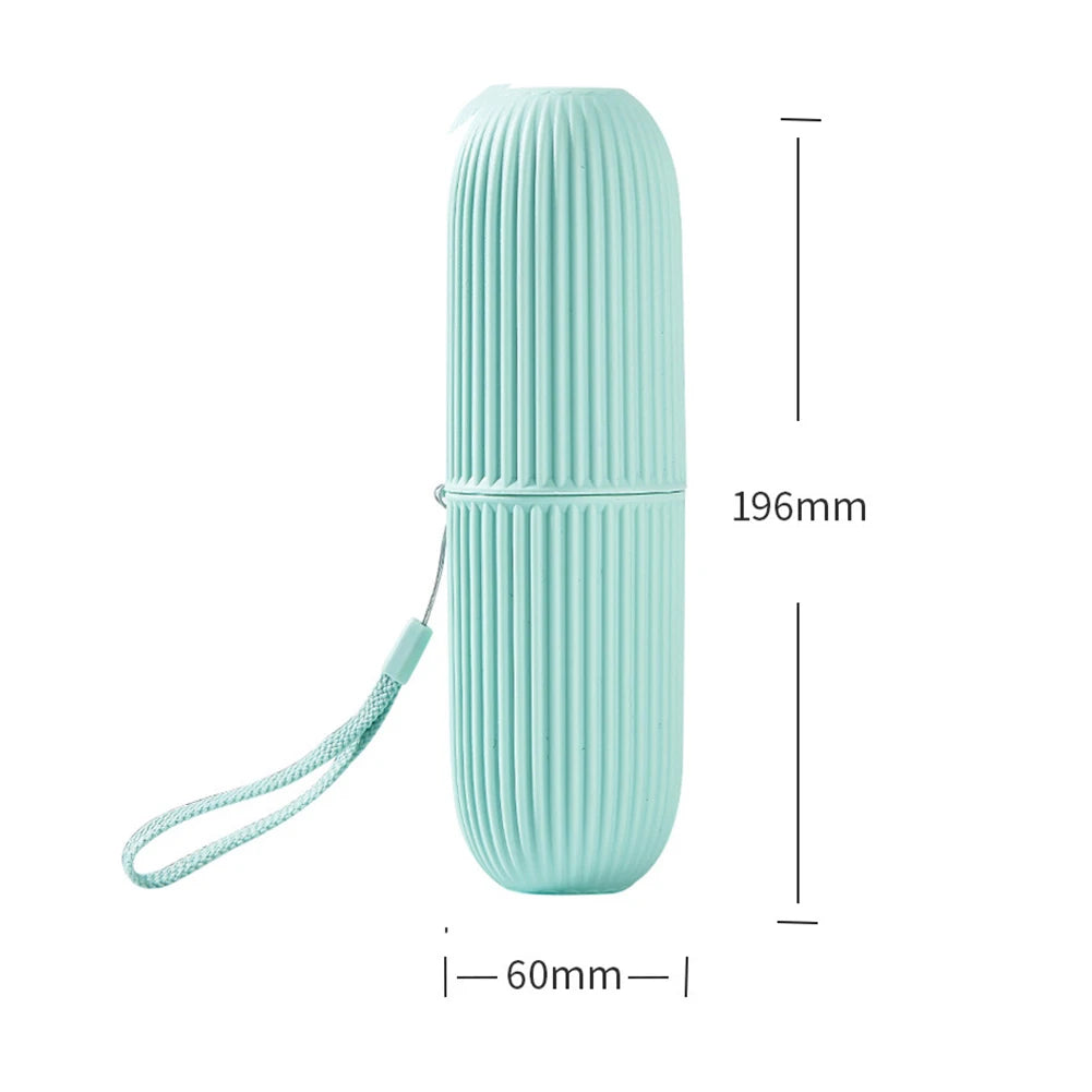 Voyage de brosse à dents portable tasse de dentifrice de salle de bain support de rangement de rangement