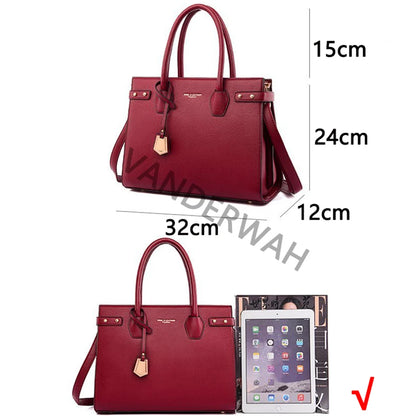 Echte Handtaschen für Frauen 2024 Neue Luxus-Damen Handtaschen weibliche Leder-Schulter-Top-Griff-Crossbody-Taschen Freizeit-Tasche Sack