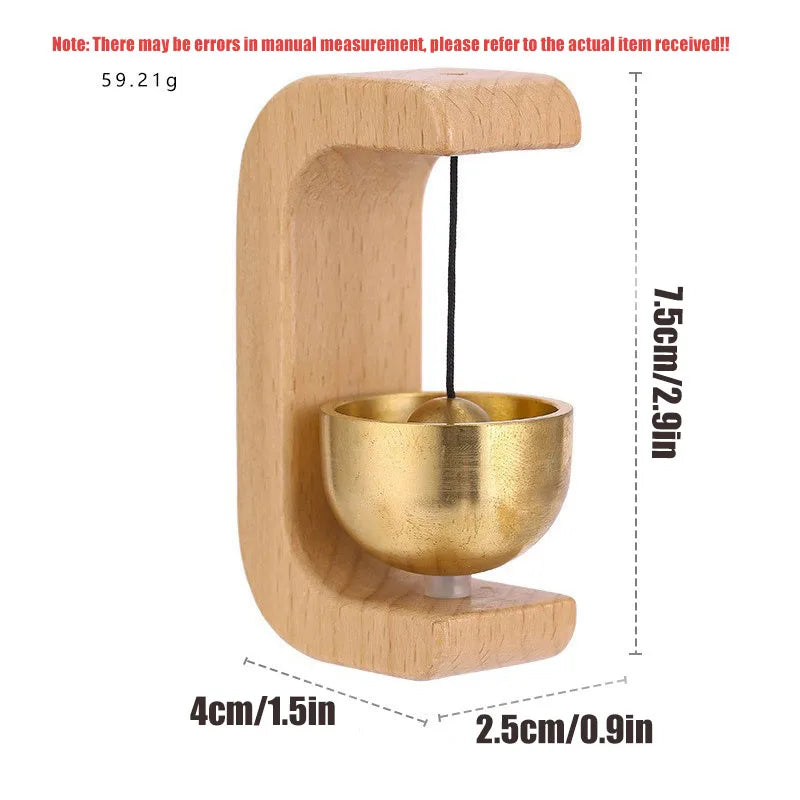 Japanese Wooden Wind Chimes Wireless Doorbell Entrance Door Bell Decorative Wind Bell for Home Opening Hanging Decorations