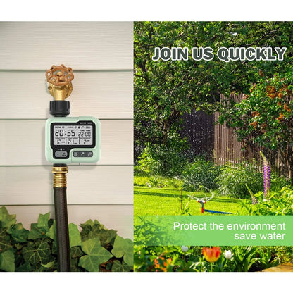 HCT-322 Automatisk vandtimer Garden Digital Irrigation Machine Intelligent Sprinkler Brugt udendørs til at spare vand og tid