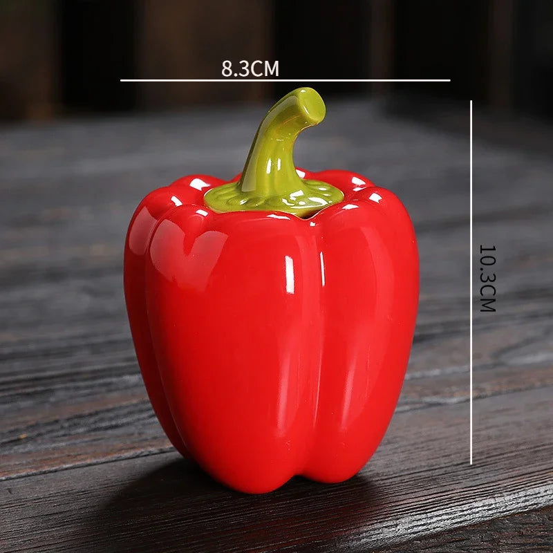 Simulation of Ceramic Sealed Jar Crafts Chili Tea Jar Snacks Storage Gift Bottle