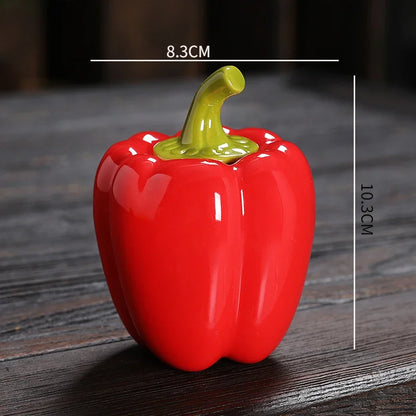 Simulation of Ceramic Sealed Jar Crafts Chili Tea Jar Snacks Storage Gift Bottle