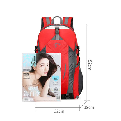 Classic 40L Outdoor Backpack Men Women High Quality Waterproof Travel Backpack Bag for Men Causal Patchwork Sport Backpack Women