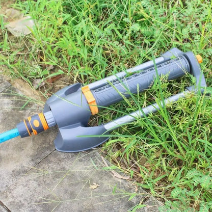 20 lyuk forgó sprinkler öntözheti az automatikus lengő kerti gyep fém alap forgó víz öntöző permetezőgép