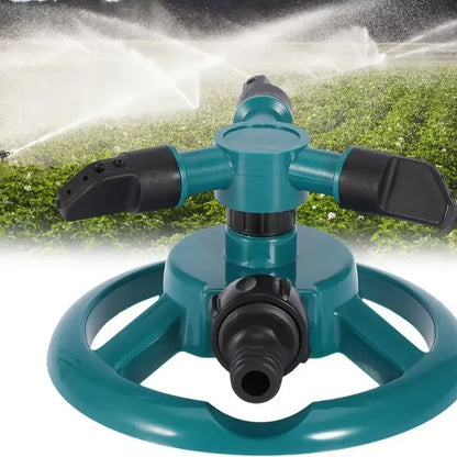 1pc Garden Sprinklers Automatisk vanningsgrasplen 360 grader Rotating Water Sprinkler 3 Armer dyser hage vanningsverktøy
