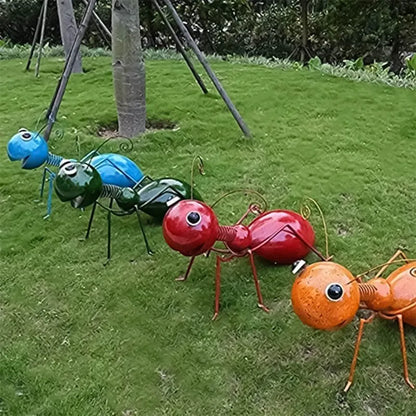 Śliczny statua mrówka dekoracje ogrodowe stojak na mrówkę na zewnątrz trawnik dekoracja mrówek rzeźby domowy dekoracje komputerowe