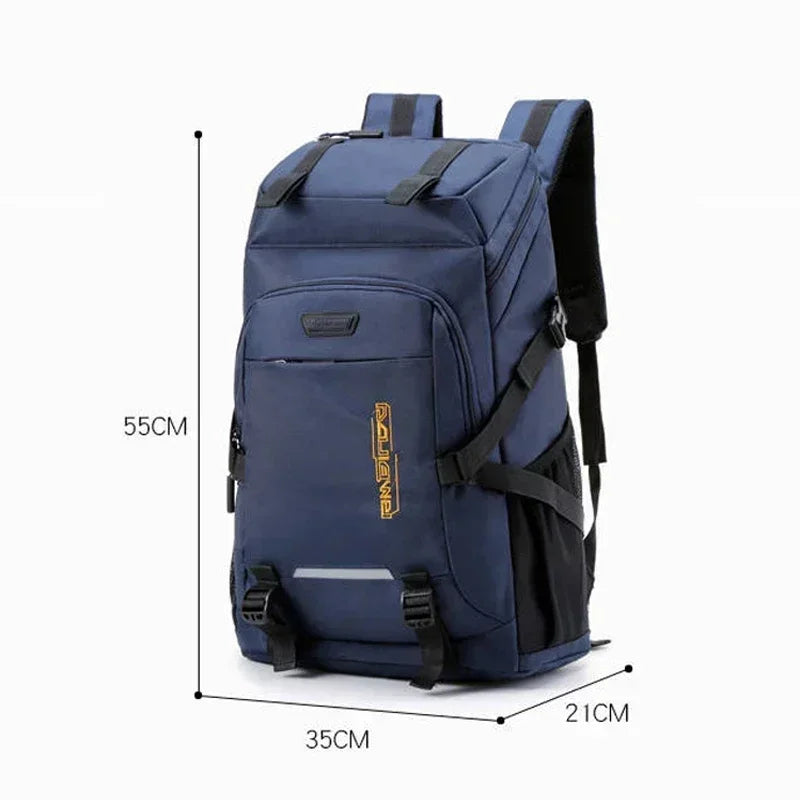 60L szabadtéri hátizsák hegymászó utazási hátizsák sport kemping hátizsák túrázási iskolás táska csomag férfi női nők számára