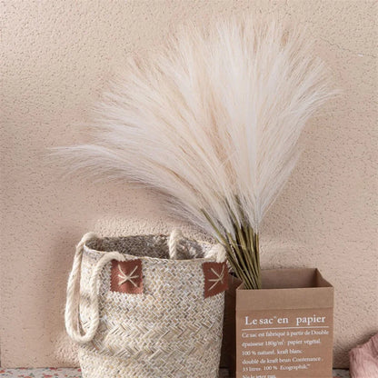 55cm 5pcs pufos pampas iarbă boho decor floare plantă falsă de reed petrecere de nuntă simulată de Crăciun decor artificial floare