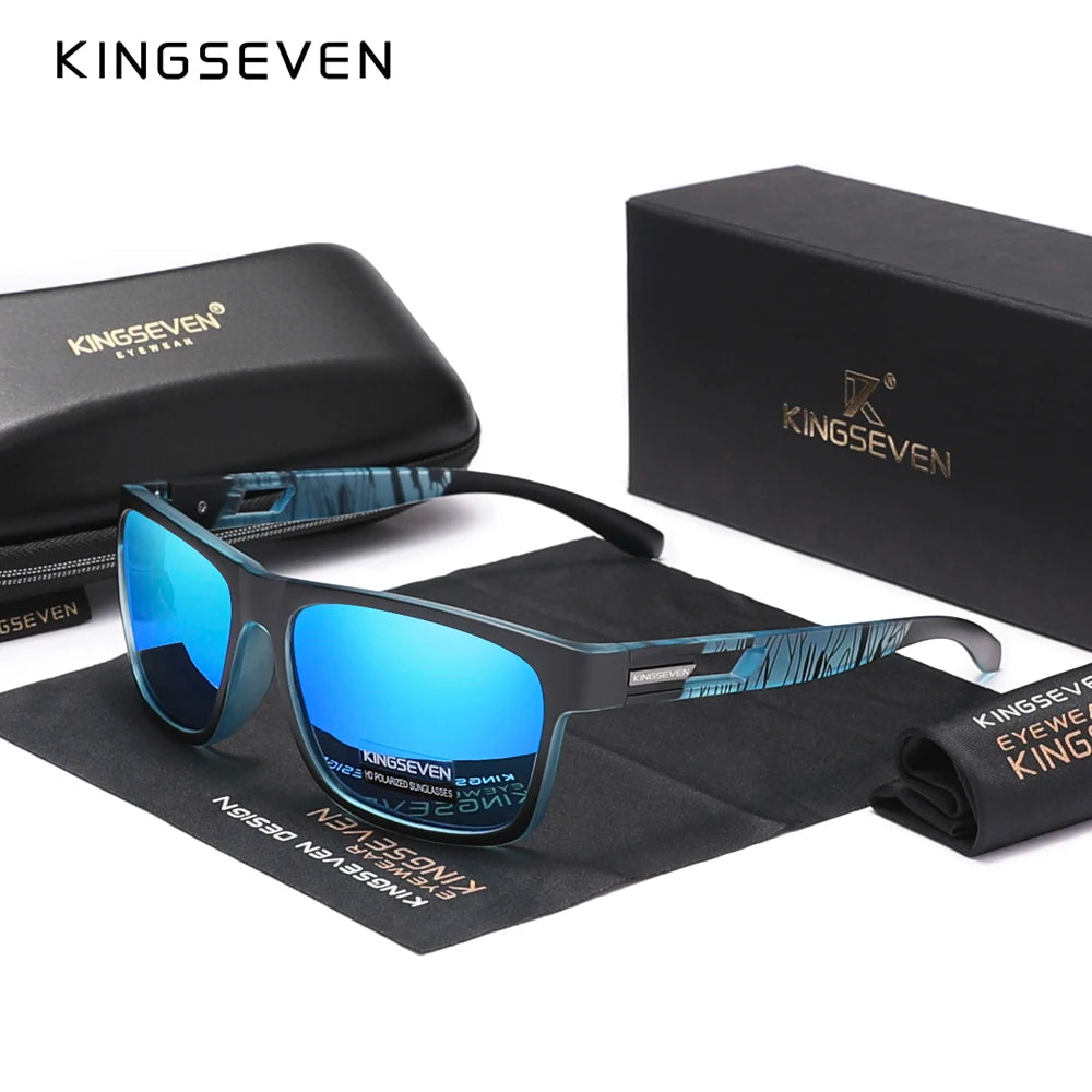 Veritable Kingseven Nouveau 2023 Brand Design Lunettes Men s Polaris Sunglasses Femmes UV Lens Fashion Eyewear Oculos de Sol