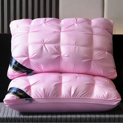 Luxusný 3D chlieb Husa dole a vankúše na spanie na spanie 100% bavlnené kryt