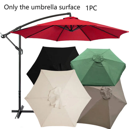 2/2,7 / 3m Couvre-parapluie de jardin Cauvet de plage étanche à la plage extérieur Protection UV Protection parasol Sunshade Umbrella Remplacement Couverture