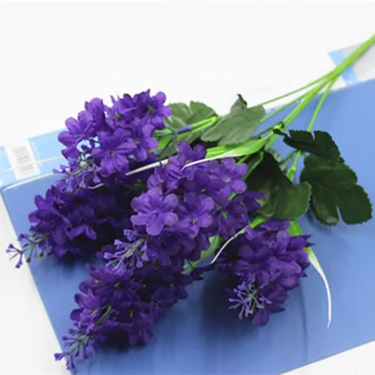 35-40 cm Dekor Braut Blumenhause Dekoration Zierflores Hyazinthe violette Blume Künstliche Blumen Ehe Geburtstagsfeier