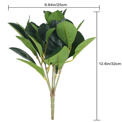 Kunstmatige struiken planten nep eucalyptus bladeren stengels groene takken voor tuin thuis bruiloft binnenplaats buitentantoor kantoor decor