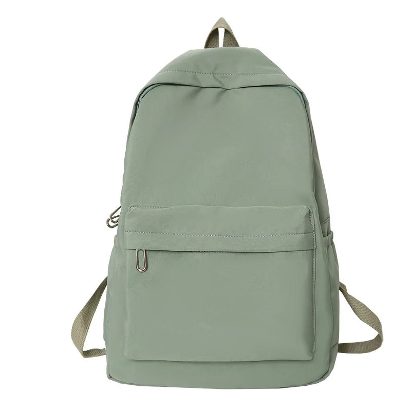 Shein Simple Solid Color Unisex Backpack one size