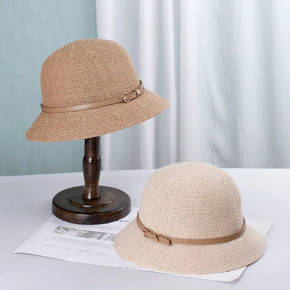 2022 Summer Sombrero para mujeres Gat de paja Hip Hop Hop Hop Hat Sol Hat Bucket Hombres Men Alien Fisherman's Panamá Diseñador de sombrero de cubo Bucket Sombrero