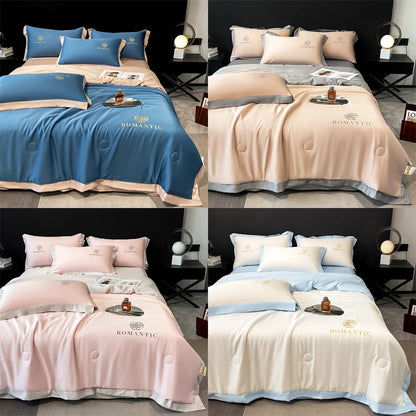 Yanyangtian 2024 Summer Quilt Simple Luxo Consolador modal Tampa fina capa de cama de cama de cascta de casal de casal de alta qualidade