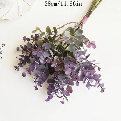 21CM-68CMArtificial Tiger Piran Plants Tropical Plastic Long Leaves Flower Arrangement Material Hotel Office Desktop Home Deco