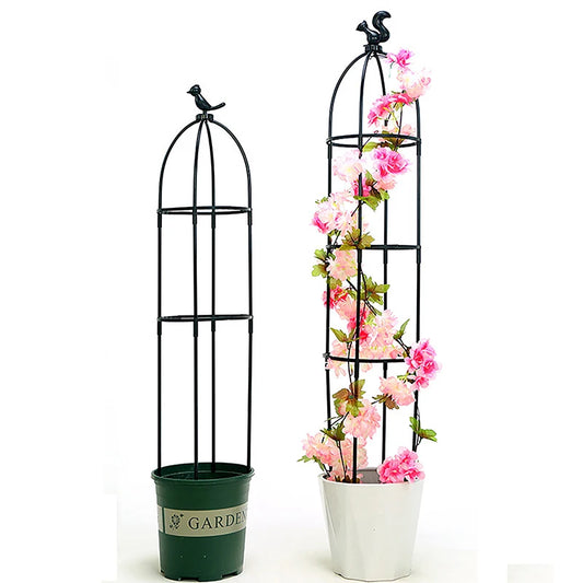 1Set penjačka biljka Trellis Garden Podrška kavezi za biljke za cvijeće podržavaju okvir rešetka penjanja diy cvjetne vinove loze stalak
