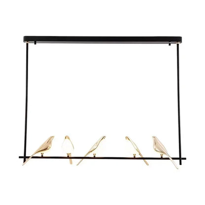 New Creative Personality Chandelier Bird Living Room Chandelier Art Home Decor 6 Lights Creative Bedroom, Kitchen Chandelier