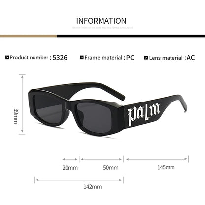 Retro kis keret négyzet alakú napszemüveg nők luxusmárka design hip hop punk napszemüveg férfi bár parti szemüveg uv400 gafas de sol