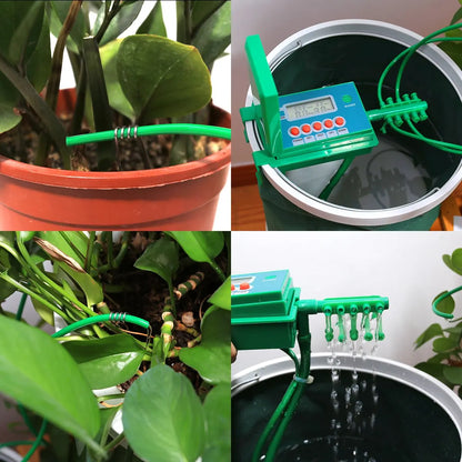 Automatic Micro Home Drip Irrigation Watering Kits System Sprinkler with Smart Controller for Garden,Bonsai Indoor Use