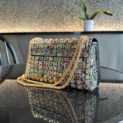 Jiomay luxus designer kézitáskák márkás divat pénztárcák elegáns és sokoldalú strasszos táska esti tengelykapcsoló táska