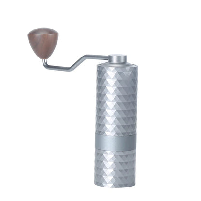 Upgrade Manual Coffee Grinder CNC Professional Stainless Steel Diamond Adjustable Manual Burr Coffee Bean Grinding
