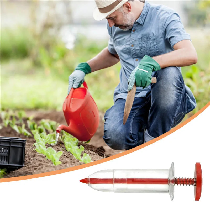 Syringe Seeder Mini Sowe Seed Dispenser Garden Zaad Zaaigant Sower Planter Handmatig zaaien Gereedschap Bloempot Bloembed Garden