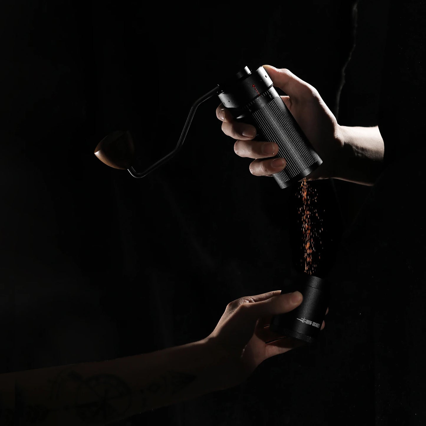 MHW-3BOMBER Manual Coffee Grinder Numerical External Setting Stainless Steel Conical Burr Fit Drip Coffee Espresso Barista Gifts