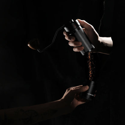 MHW-3BOMBER Manual Coffee Grinder Numerical External Setting Stainless Steel Conical Burr Fit Drip Coffee Espresso Barista Gifts