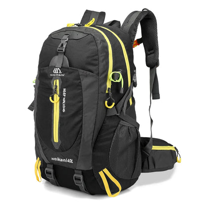 2023 Vedenpitävä kiipeilyreppuja Rucksack 40Loutdoor Sports Bag Travel Backpack Retkeily retkeilyreppu Naisten vaelluslaukku miehet