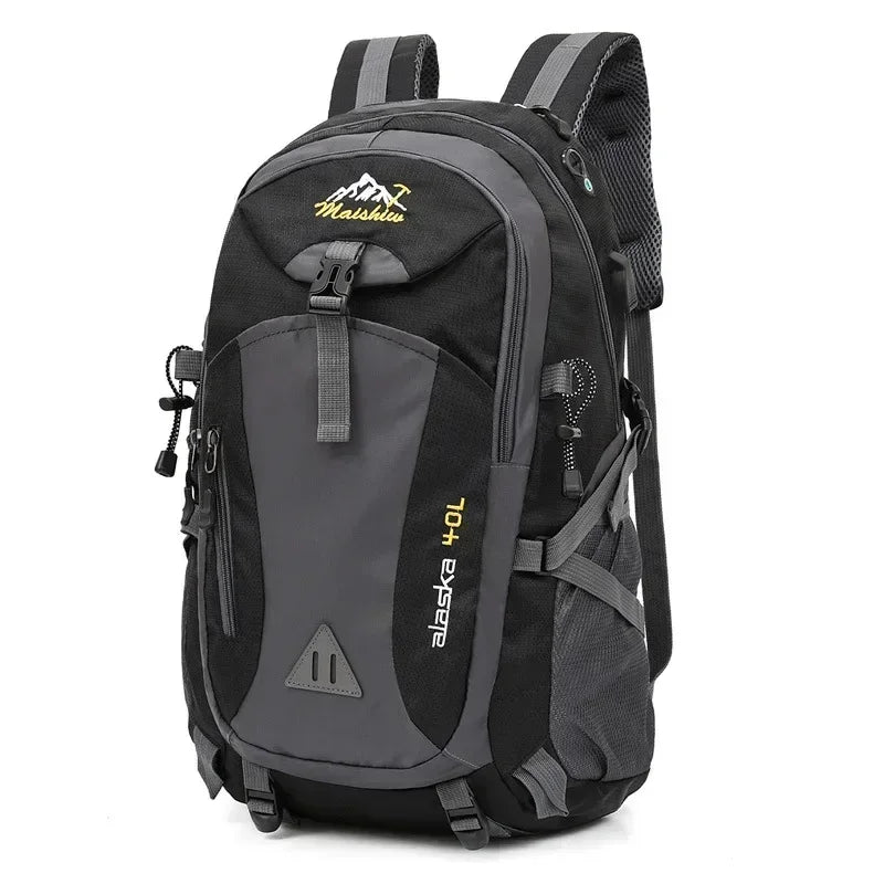 Weysfor 40l vanntette menn ryggsekk Travel Pack Sport Bag Pack Outdoor Mountaineering Fotturer Klatring Camping Ryggsekk for hann