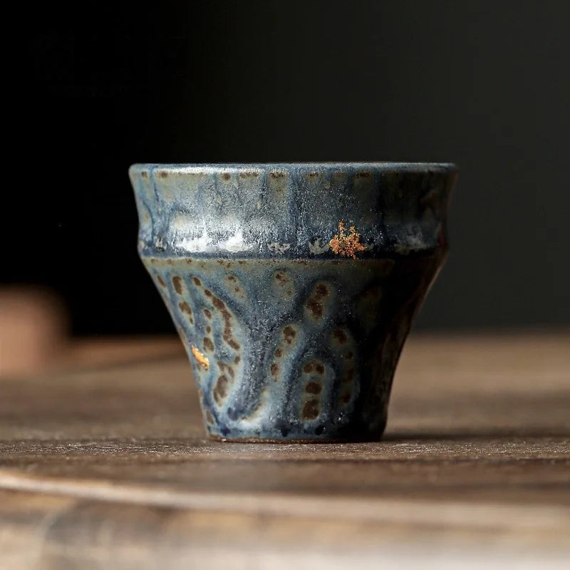 2/pcs  Retro Japanese style Teacups  Tea Set Cups Kung Fu Tea Cup Ceramics Teaware Cup for tea Small Teacup