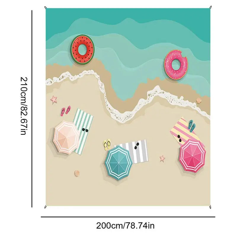 Tapis de plage imperméable extra grande grande couverture de camping extérieur sable de poche pliante matelas de poche sans pique-nique léger portable