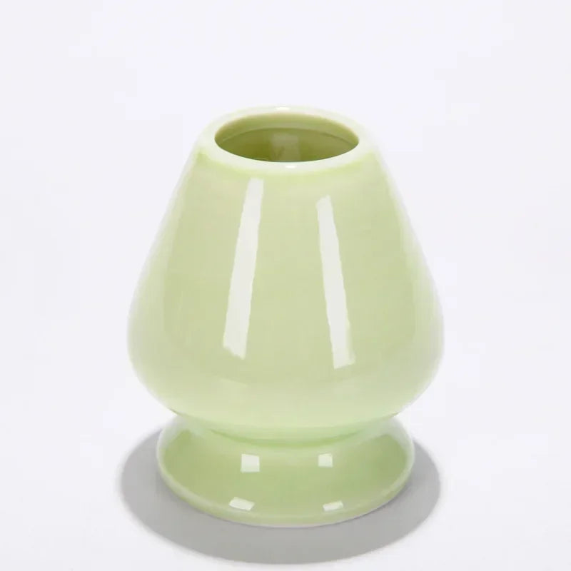 Japanese Ceramic Matcha Green Tea Chasen Holder Stand Bowl Bamboo Whisk Grinder Brushes Tea Tools Holder Tea Accessories Teaware