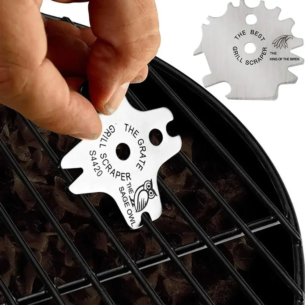 Przenośne metalowe grille grille czyszczenie czyszczenie grilla skrawka skrobaczka narzędzi grilla czyszczenie grilla do czyszczenia grilla Grill Scraper