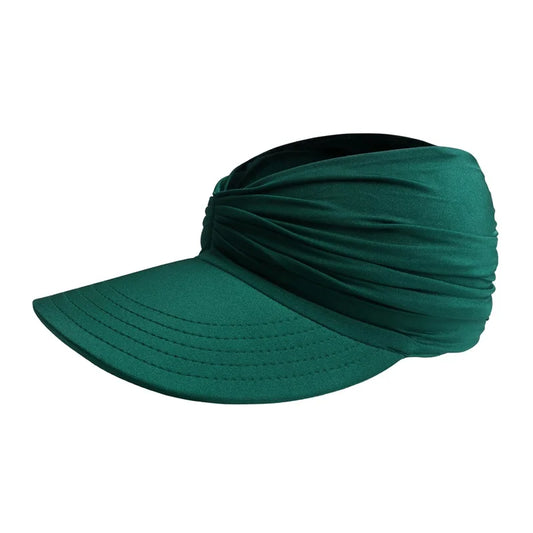 Pălării de vizieră pentru femei pentru femei Protecția UV deschisă pălării de top larg capace de plajă largă pentru drumeții sportive de golf sportiv