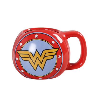 450-500ml Ceramics Mug Marvel Avengers Iron Man The Hulk Super Captain America Batman Magical Woman Hero Mug Milk cup Coffee cup