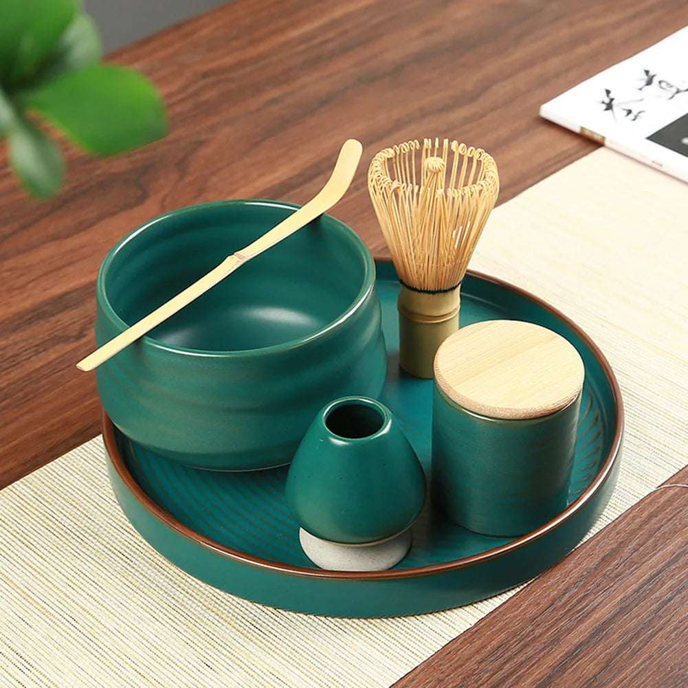 Ceramic Matcha Green Tea Chasen Holder Japanese Stand Bowl Bamboo Whisk Grinder Brushes Tea Tool Holder Teaware Sets Accessories