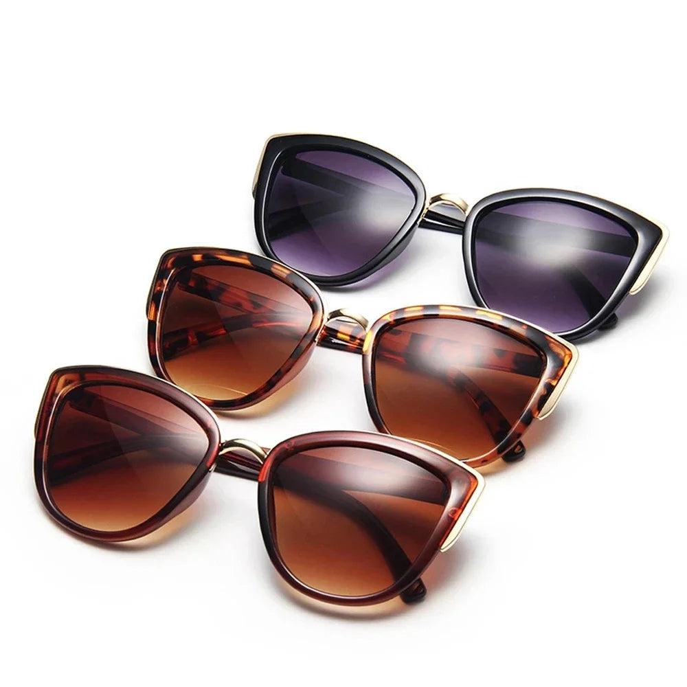 MuseLife Cateye Sunglasses Femmes Vintage Gradient Lunes Retro Cat Eye Sun Suns Female Eyewear UV400