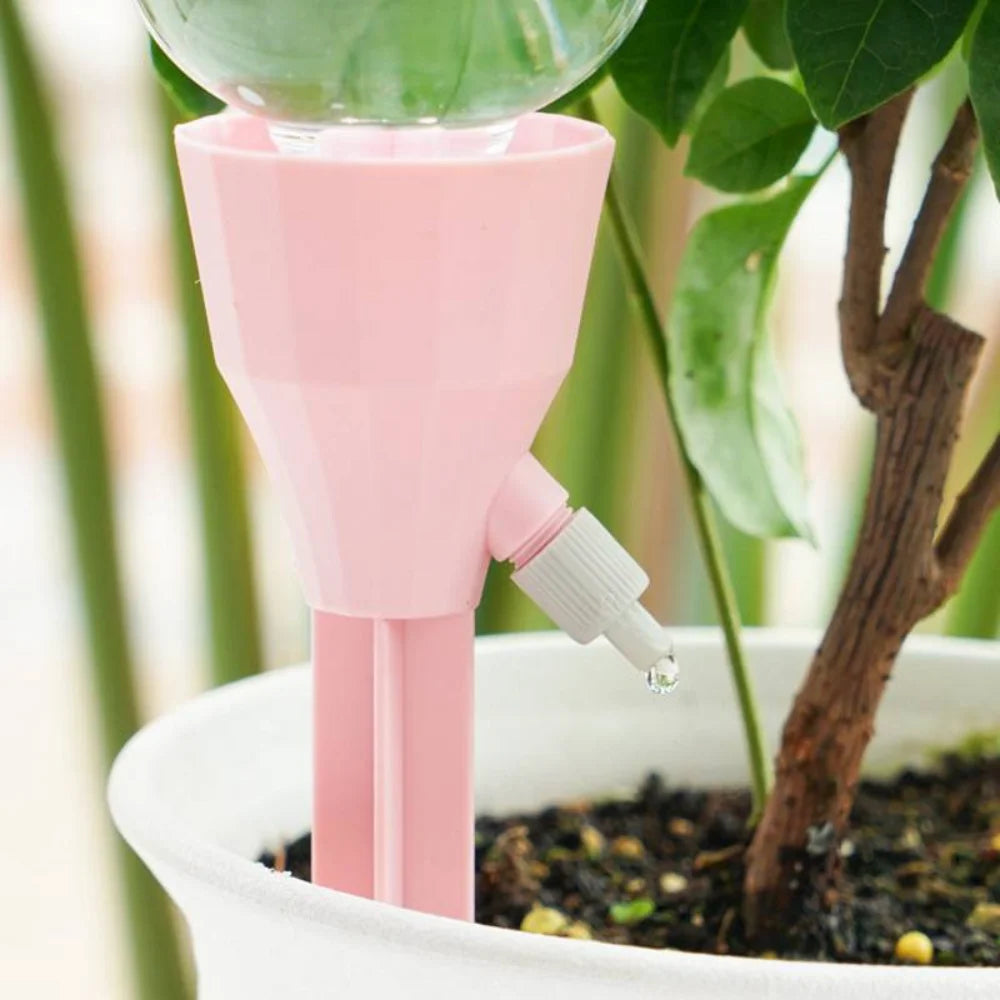 1/3pcs Dispositore di irrigazione a gocciolamento autoatrito creativo alimentatore acquatico regolabile per piante gadget da giardino esterno interno