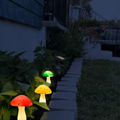 Solarna gljiva lagana vrtna vrtna dekor 8 modusi vodootporna gljiva svjetiljka staza pejzažno dvorište uskršnji Halloween xmas sunčeva svjetlost